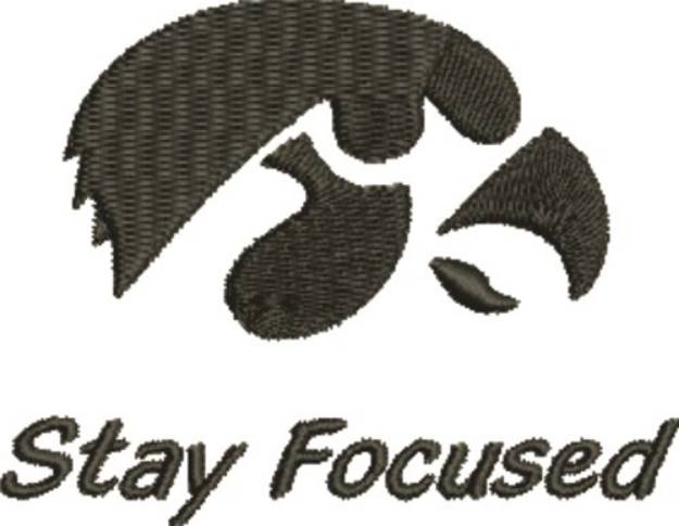 Picture of Stay Focused Machine Embroidery Design