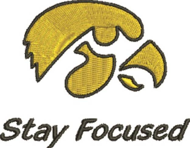 Picture of Stay Focused Machine Embroidery Design