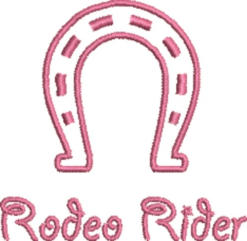 Rodeo Rider Machine Embroidery Design