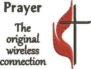 Picture of Prayer Connection Machine Embroidery Design