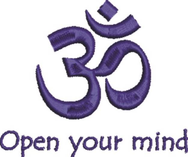 Picture of Open Your Mind Machine Embroidery Design