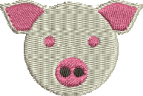 Piggy Machine Embroidery Design