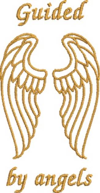 Picture of Guided By Angels Machine Embroidery Design