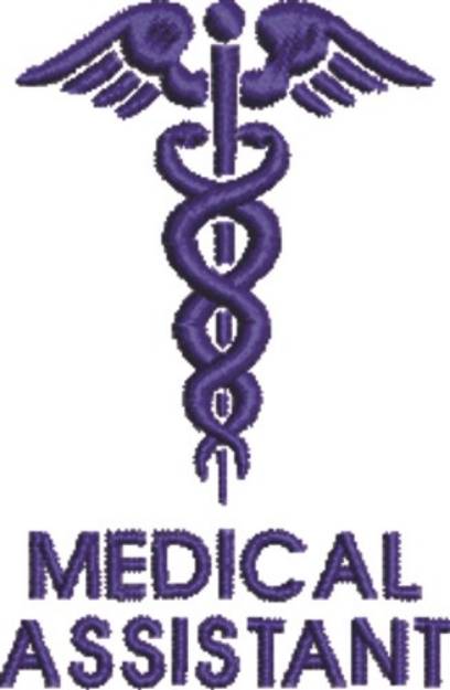 Picture of Medical Assistant Machine Embroidery Design