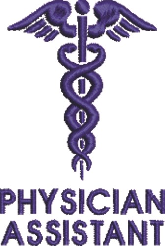 Physician Assistant Machine Embroidery Design