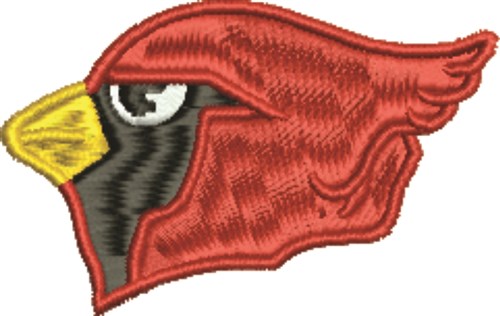 Cardinal Mascot Machine Embroidery Design