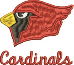 Picture of Cardinals Machine Embroidery Design
