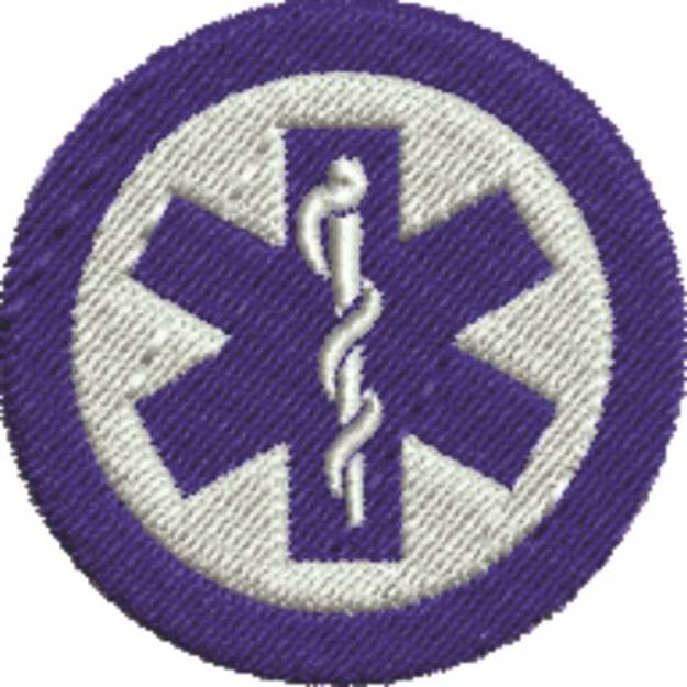 Picture of Medical Symbol Machine Embroidery Design