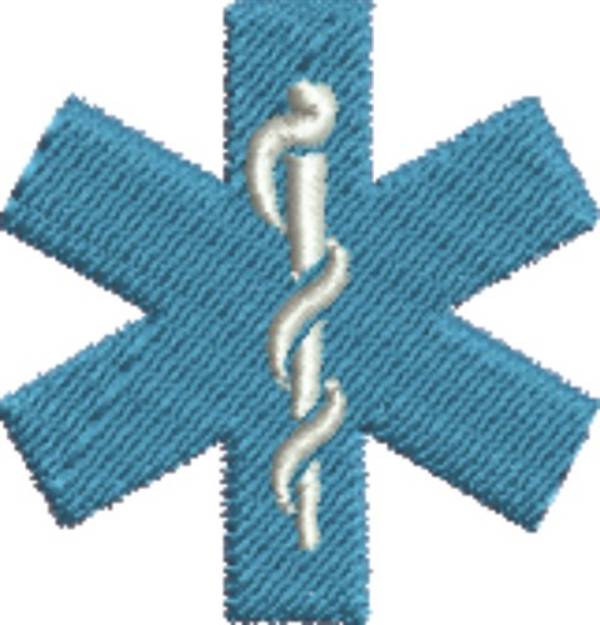 Picture of Medical Symbol Machine Embroidery Design