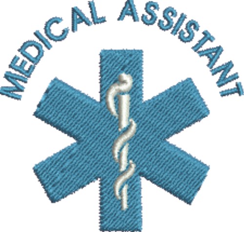 Medical Assistant Machine Embroidery Design
