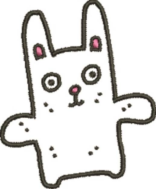Picture of Silly Bunny Machine Embroidery Design