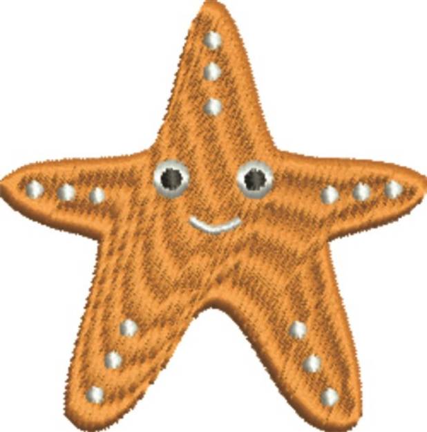 Picture of Happy Starfish Machine Embroidery Design