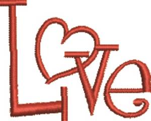 Picture of Heart of Love Machine Embroidery Design