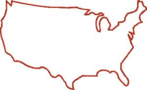 Picture of USA Outline