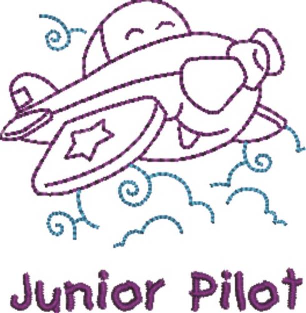 Picture of Junior Pilot Machine Embroidery Design