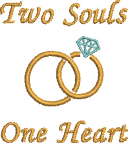 Two Souls Machine Embroidery Design