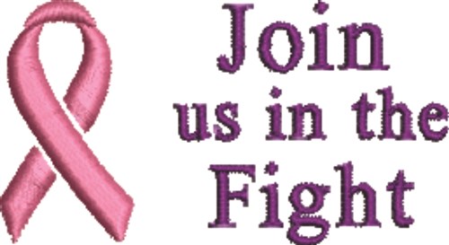 Join The Fight Machine Embroidery Design