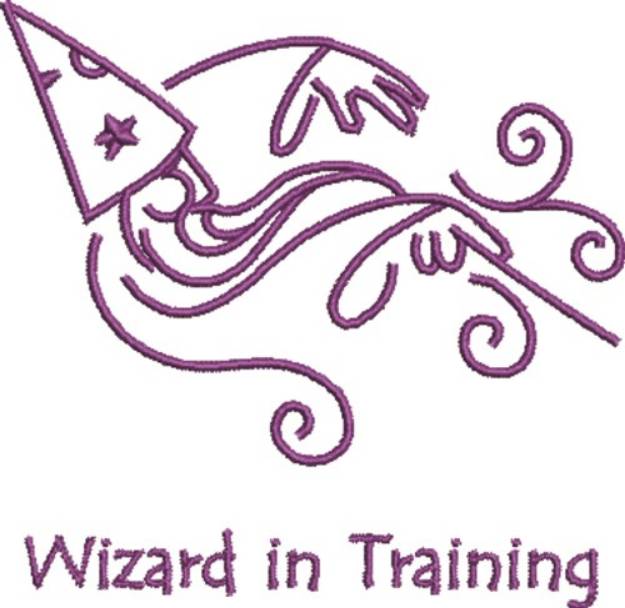 Picture of Wizard In Training Machine Embroidery Design