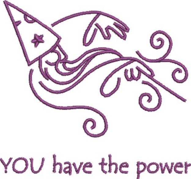 Picture of You Have Power Machine Embroidery Design
