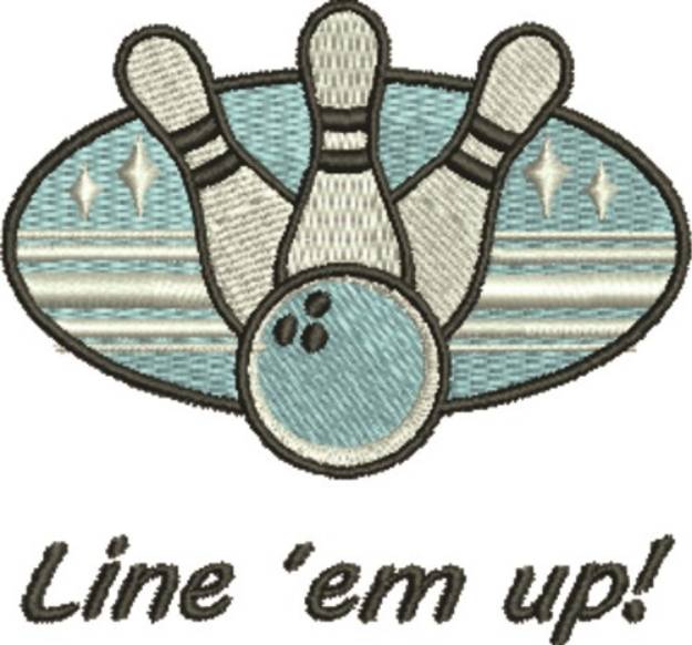 Picture of Line Em Up! Machine Embroidery Design