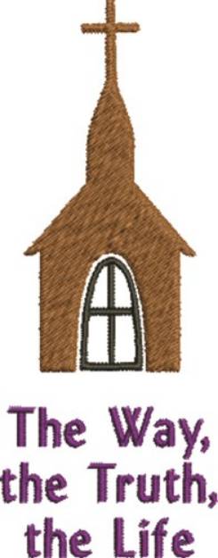 Picture of Church Life Machine Embroidery Design