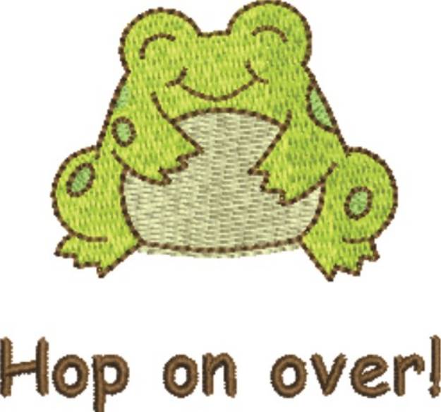 Picture of Hop On Over! Machine Embroidery Design