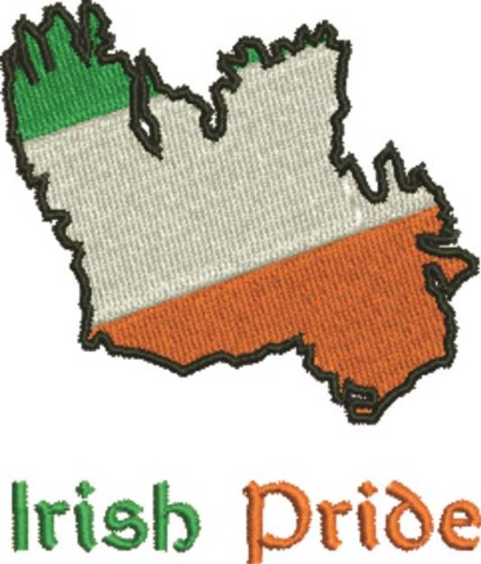 Picture of Irish Pride Machine Embroidery Design