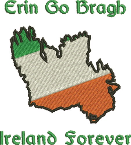 Ireland Forever Machine Embroidery Design