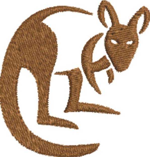 Picture of Kangaroo Machine Embroidery Design