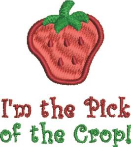 Picture of Pick Of The Crop Machine Embroidery Design
