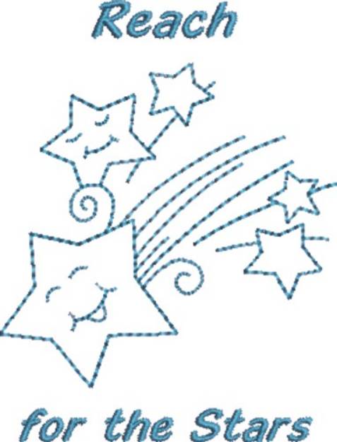 Picture of Reach For Stars Machine Embroidery Design