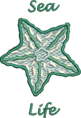 Sea Life Machine Embroidery Design