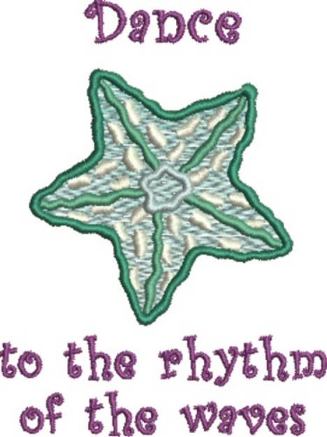 Picture of Rhythm Of Waves Machine Embroidery Design