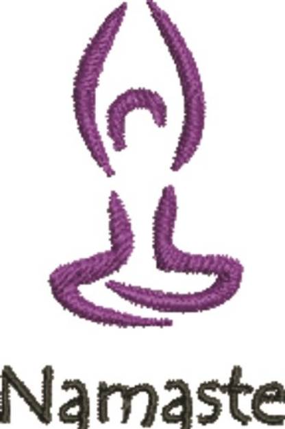 Picture of Namaste Machine Embroidery Design