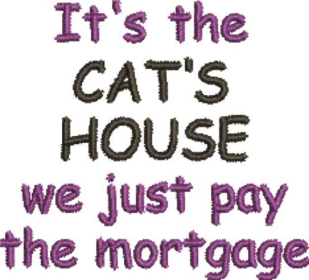 Picture of Cats House  Machine Embroidery Design