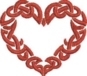 Picture of CELTIC HEART  Machine Embroidery Design