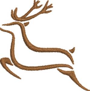 Picture of Deer  Machine Embroidery Design