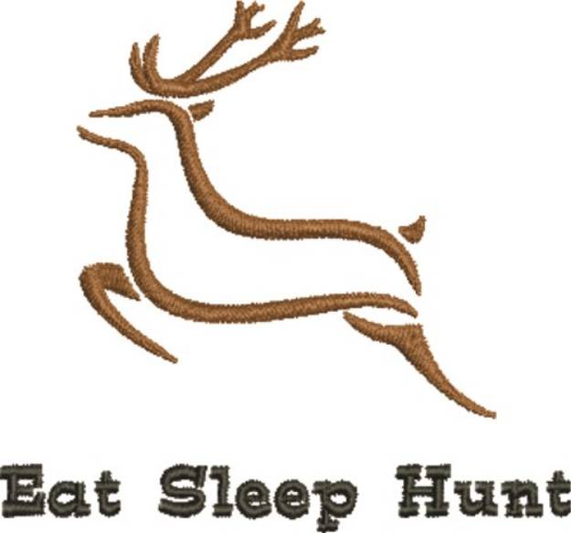 Picture of Deer Hunt Machine Embroidery Design