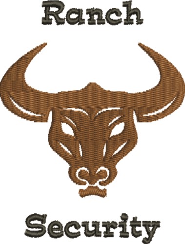 Longhorn Security Machine Embroidery Design