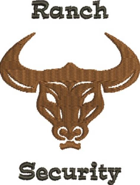 Picture of Longhorn Security Machine Embroidery Design