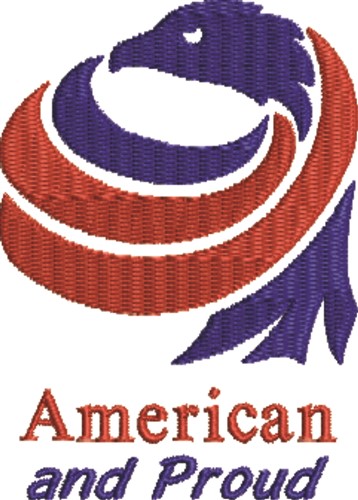 Patriotic American Machine Embroidery Design