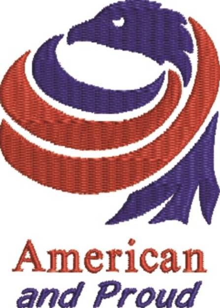 Picture of Patriotic American Machine Embroidery Design