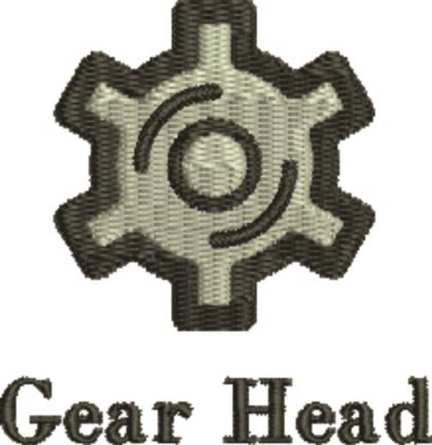 Picture of Gear Head Machine Embroidery Design