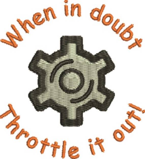 Picture of Throttle Out Machine Embroidery Design