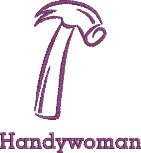 Handywoman Machine Embroidery Design
