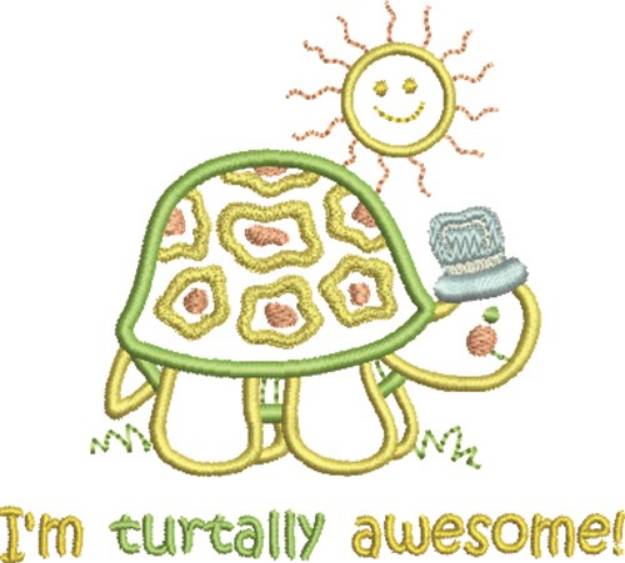 Picture of Turtally Awesome Machine Embroidery Design