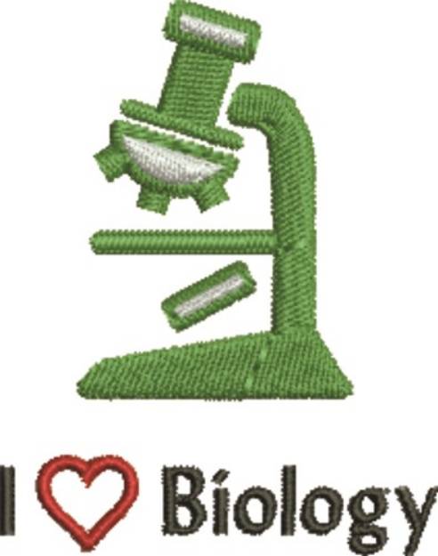 Picture of Love Biology Machine Embroidery Design