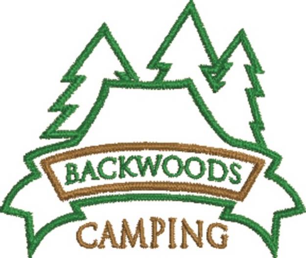 Picture of Backwoods Camping Machine Embroidery Design