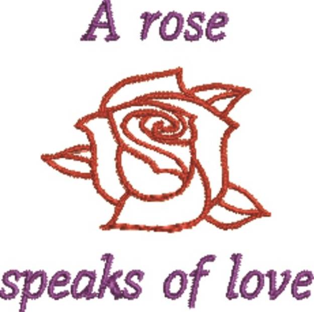 Picture of Rose Of Love Machine Embroidery Design