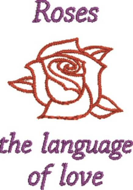 Picture of Language Of Love Machine Embroidery Design